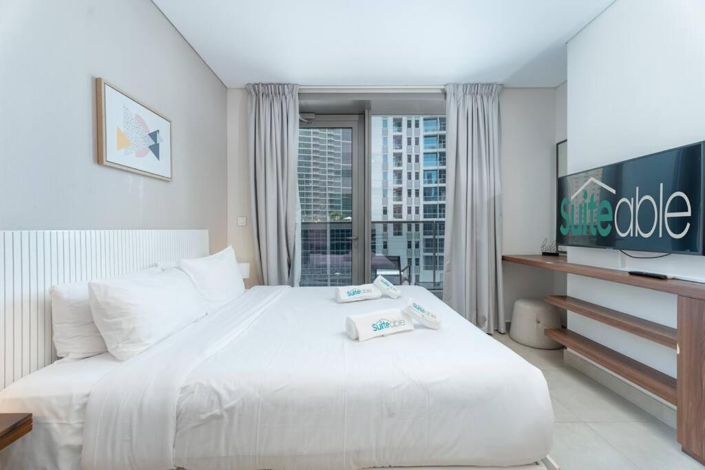 Cozy Studio In Sparkle Tower Jbr By Suiteable Dubai Dış mekan fotoğraf